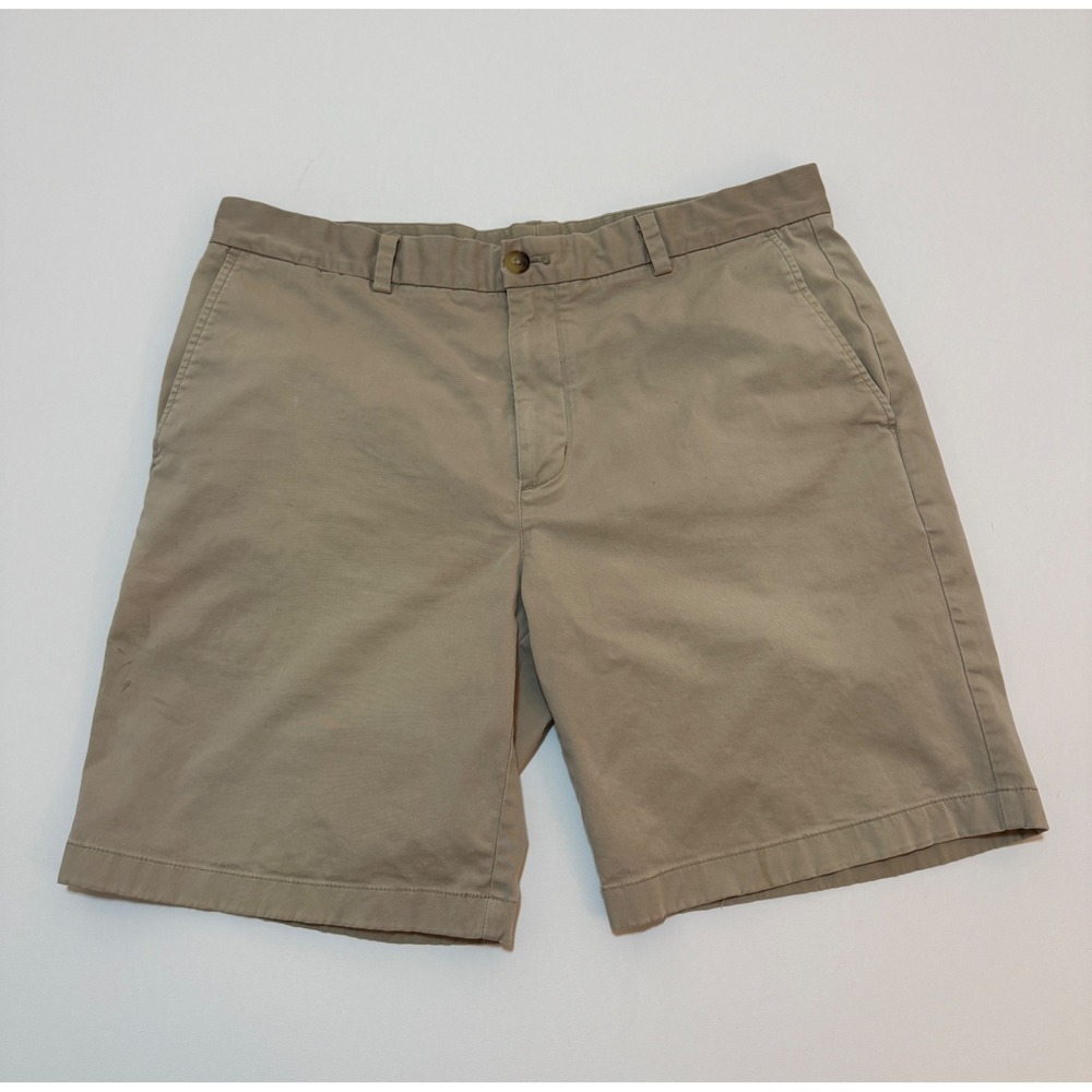 Vineyard Vines Breaker Shorts Mens 36 Khaki Tan Stretch Cotton Chino 1H6027